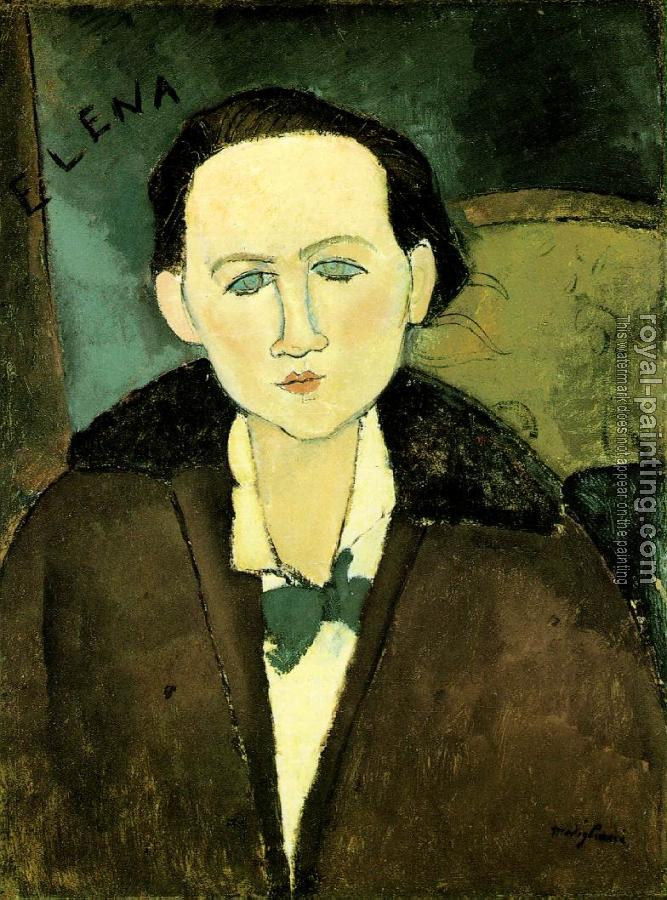 Amedeo Modigliani : Elena Pavlowski